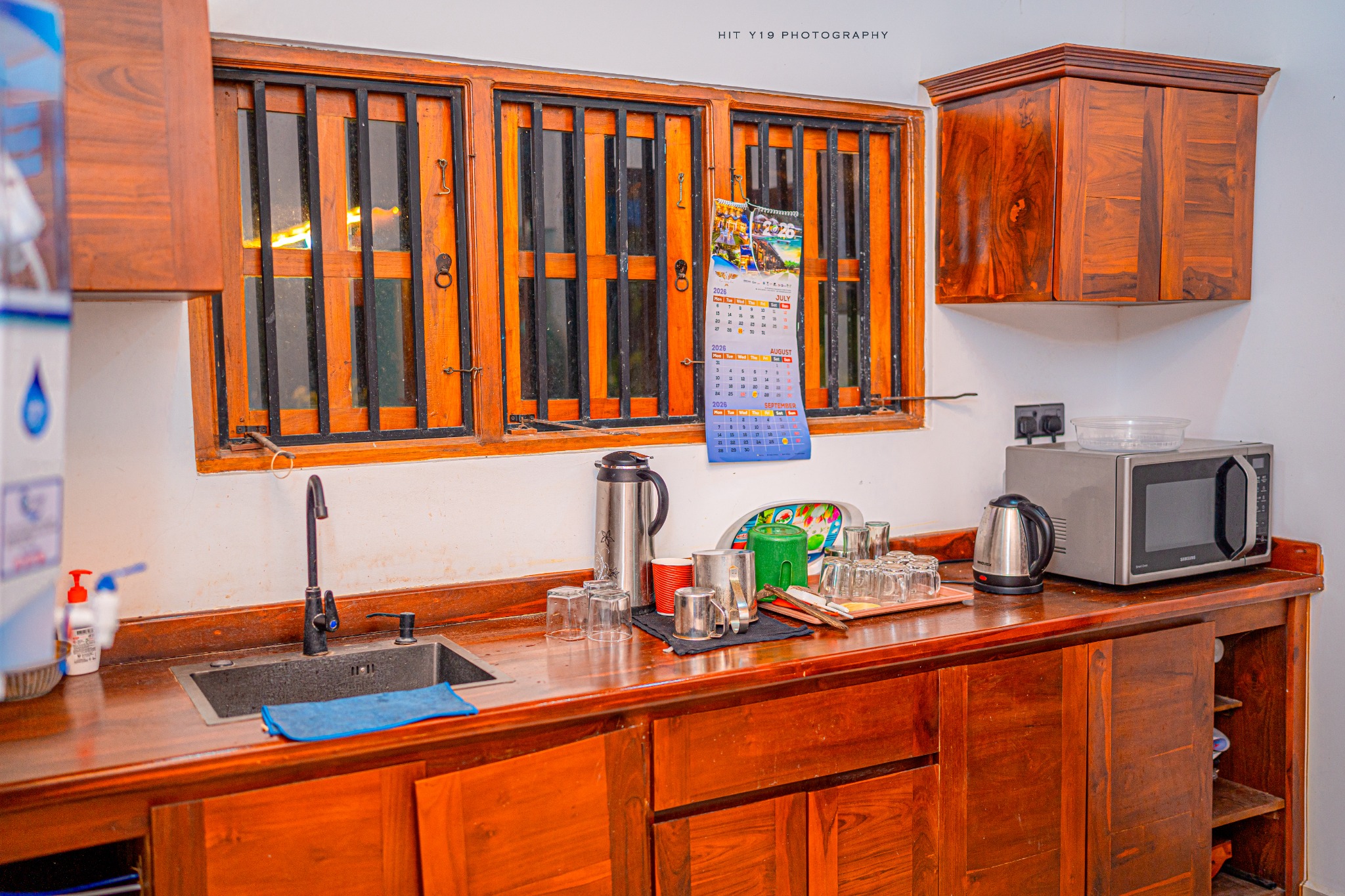 Guest kitchen facilities at Kal Pasi Resort